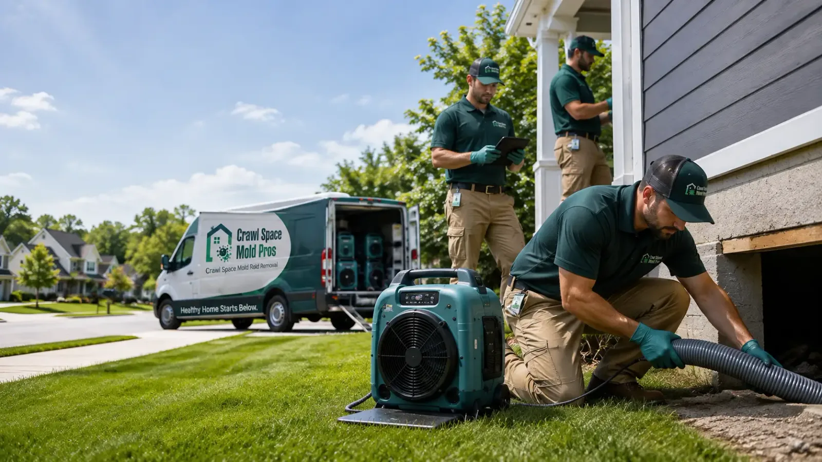 Crawl Space Mold Removal in Minooka, IL